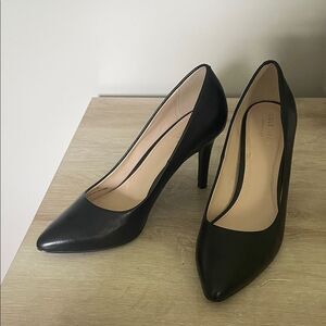 Cole Haan Black Leather Heels
